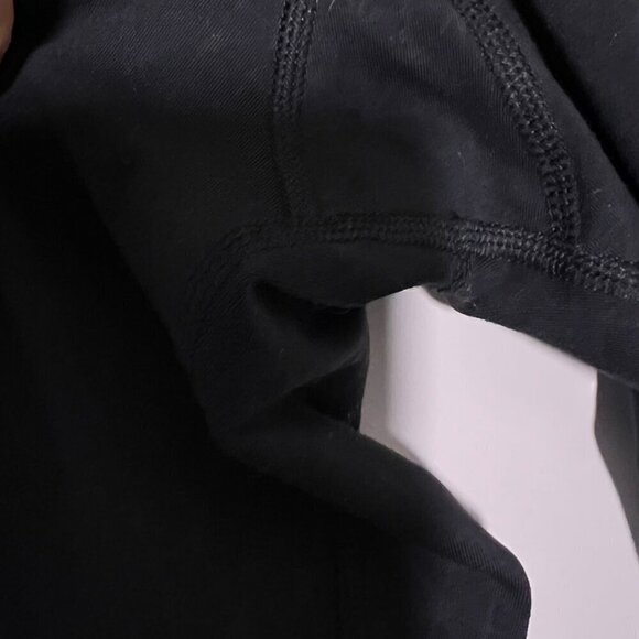 RARE Lululemon Run Reflective Crop Ruched Zipper Ankle Black 4 - Picture 14 of 16
